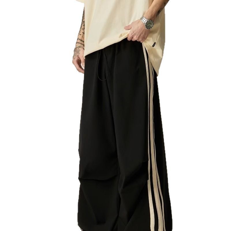 Summer New Wide Leg Climbing Pants Men