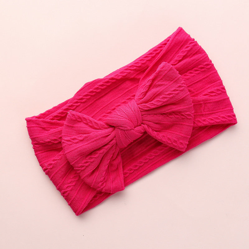 Children's Headwear Baby's Knotted Wide-brimmed Headband