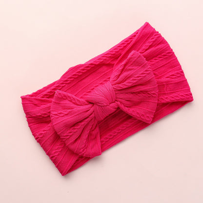 Children's Headwear Baby's Knotted Wide-brimmed Headband
