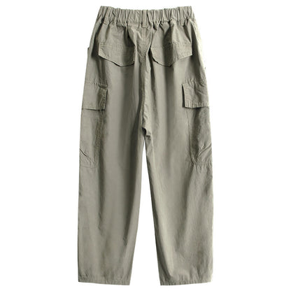 Loose Children's Spring Clothes Pu Handsome Pants