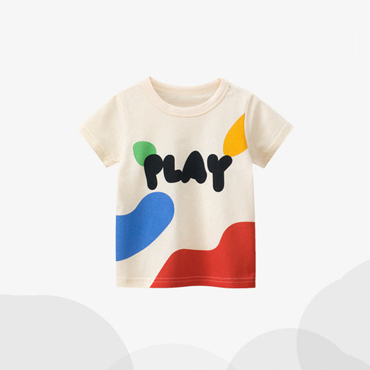 New Children's Summer Short-sleeved T-shirt
