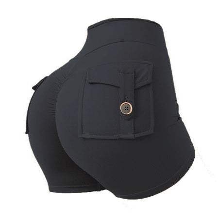 Workwear Peach Butt Lifting Fitness Shorts