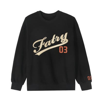 Letter Embroidery Fashion All-match Blouse Men