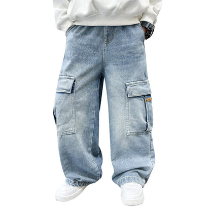 Boys' Jeans Spring And Autumn