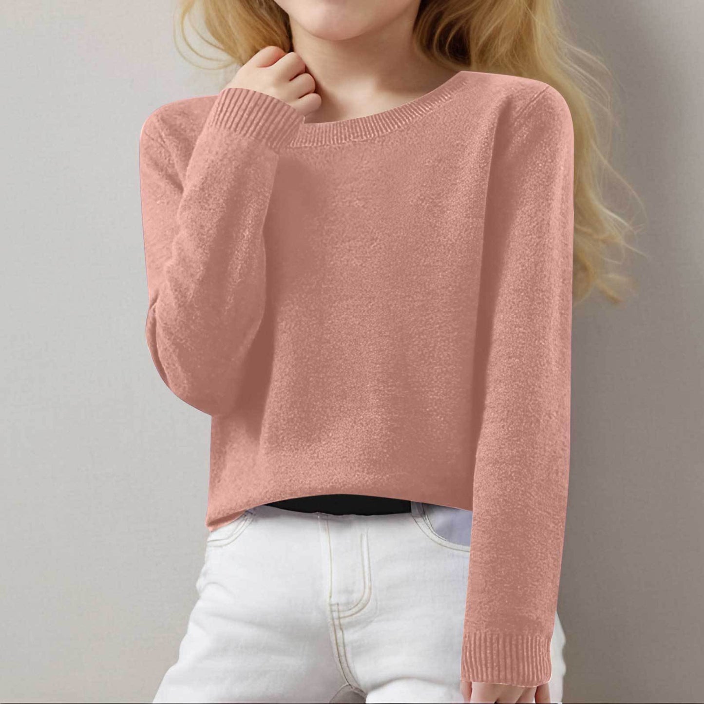 Round Neck Same Style Sweater Autumn And Winter