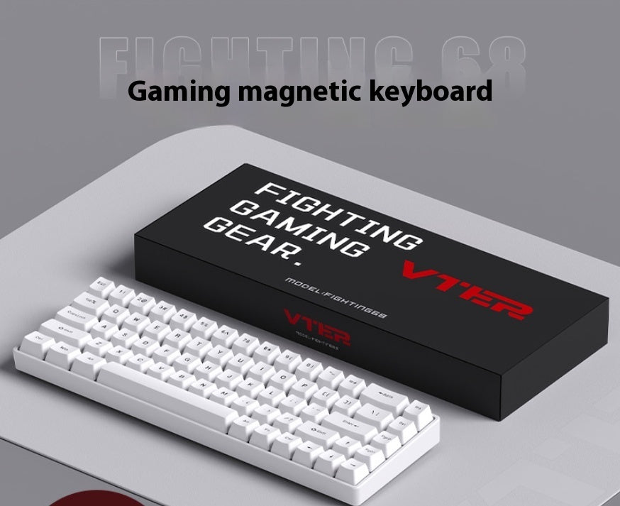 68 Magnetic Axis E-sports Keyboard Low Latency Full Key Hot Plug Mechanical Keyboard