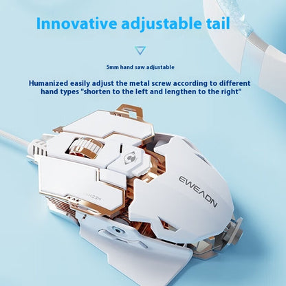 Prewalker G5 E-sports Games Wired Mechanical Mouse