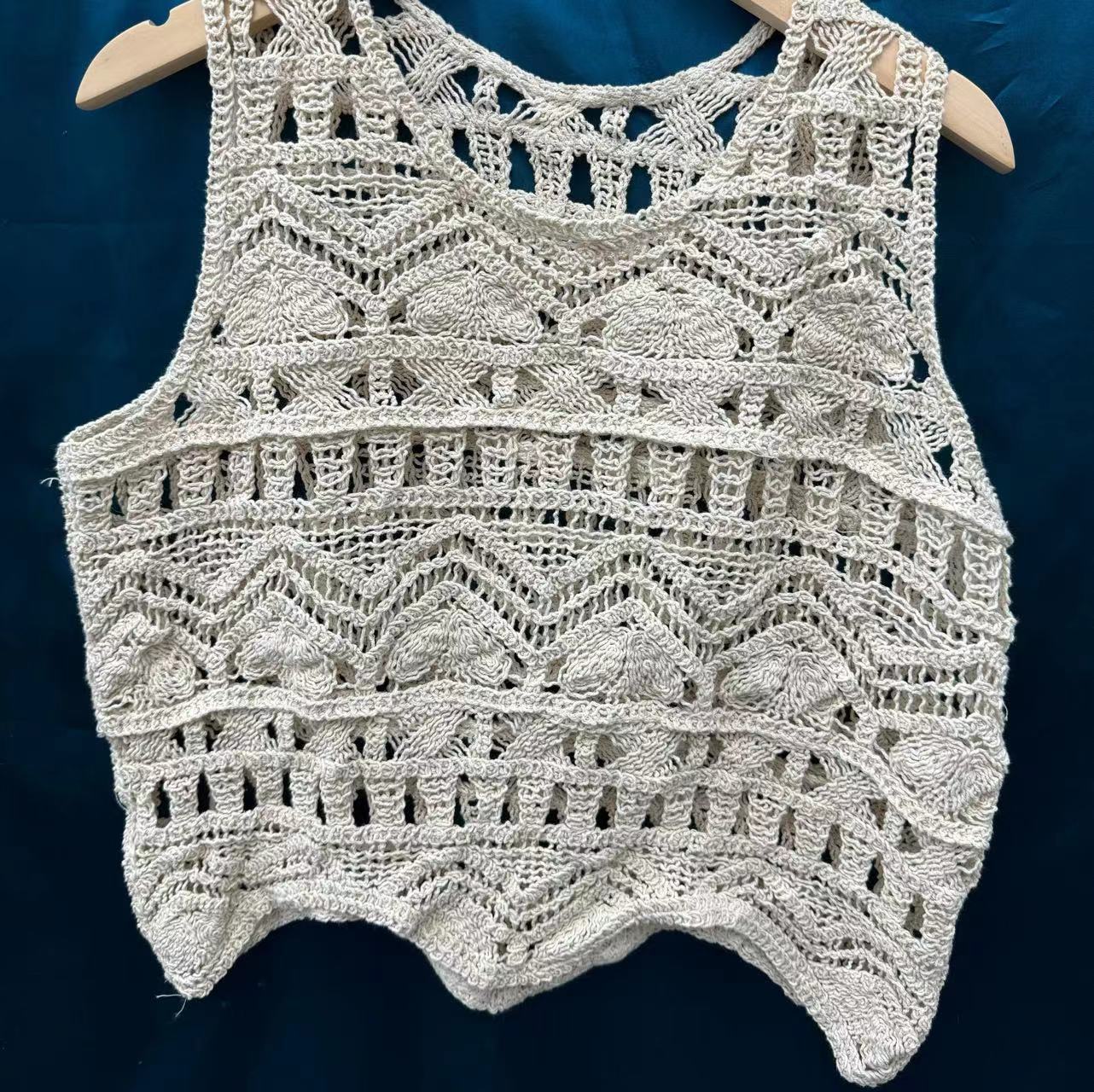 Women's Weaving Hollow Vest Top