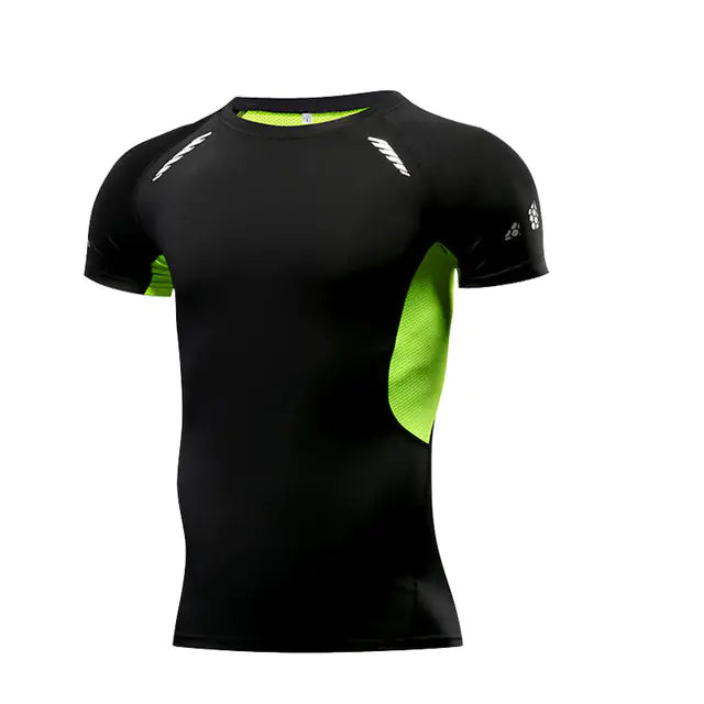 2021 Men's Fitted Sports T-Shirt for Gym and Running