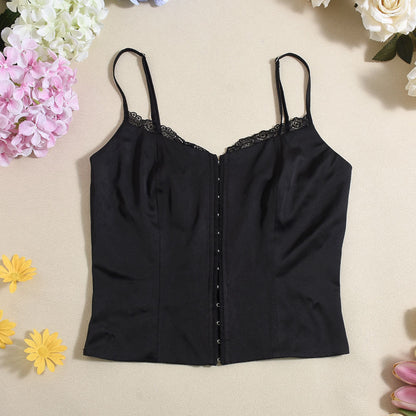 Women's Cropped Hollow Sexy Adjustable Shoulder Strap Vest