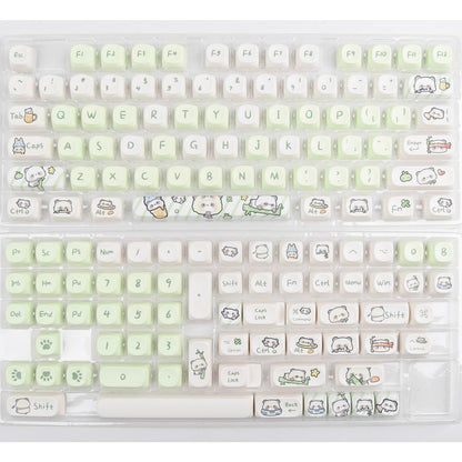 Sublimation Pbt Adapter Magnetic Shaft Wooting Key Cap For Keyboards