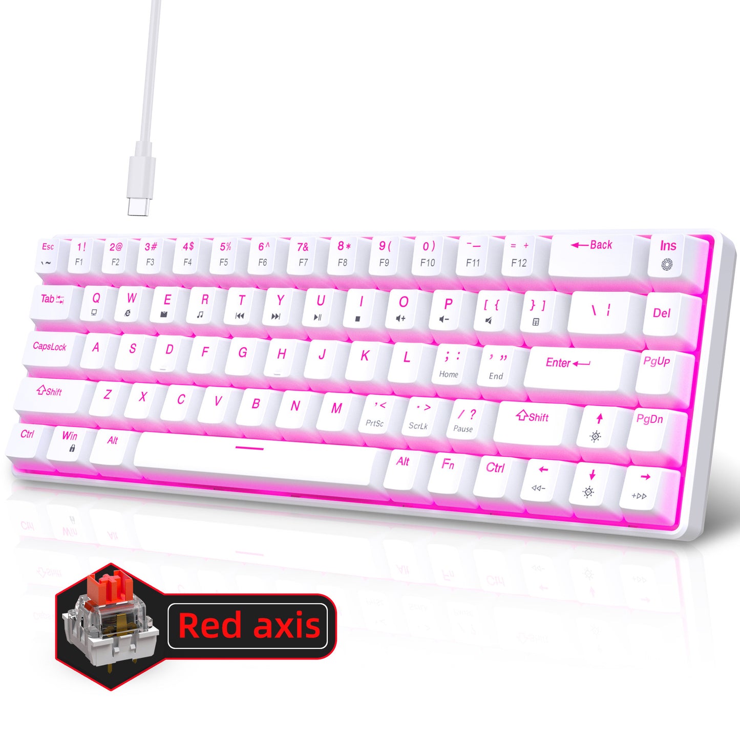 Mechanical Gaming Keyboard Double Injection Key Cap