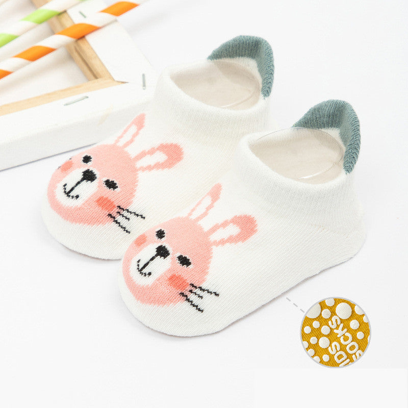 Cartoon Low-cut Baby Child Baby Non-slip Floor Boat Socks