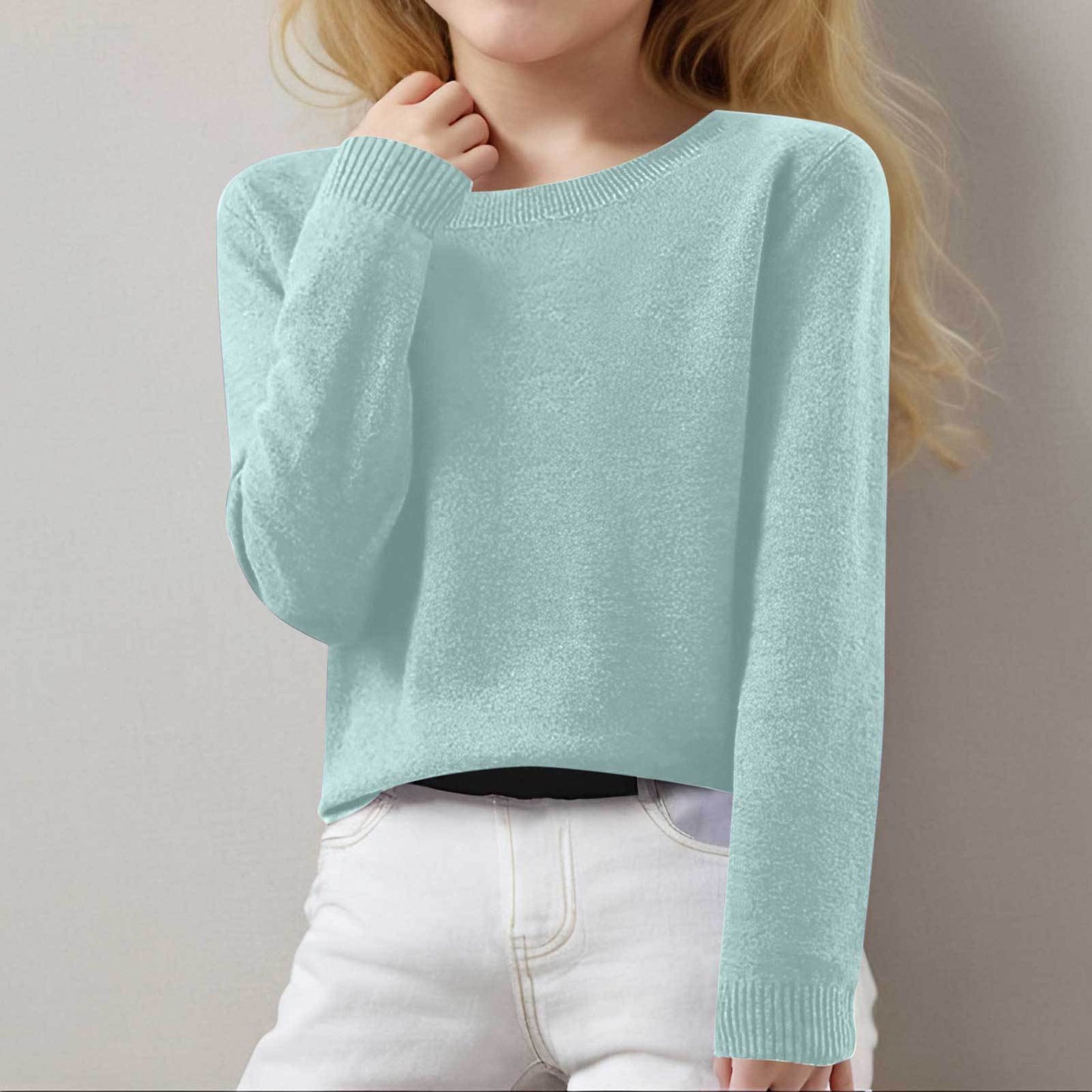 Round Neck Same Style Sweater Autumn And Winter