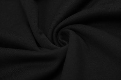 English Embroidered Letters Loose Hooded Men