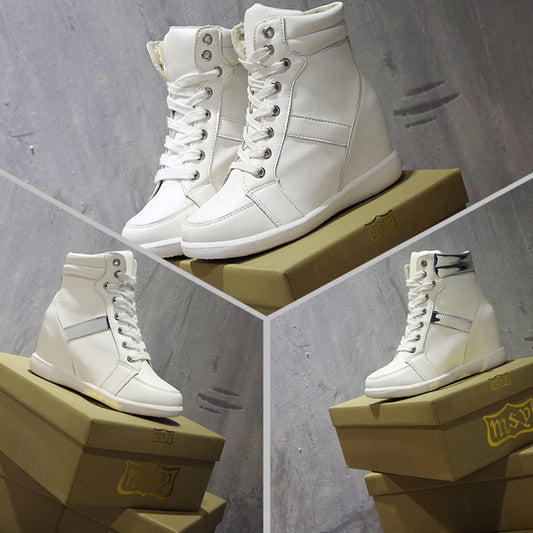 Women Slimming High Top Shoes With Velcro