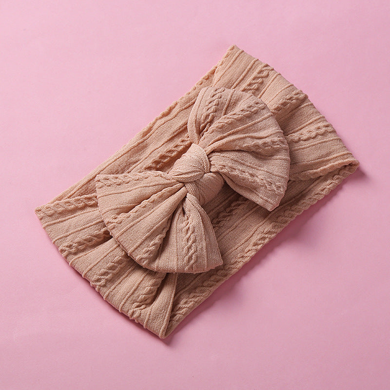 Children's Headwear Baby's Knotted Wide-brimmed Headband