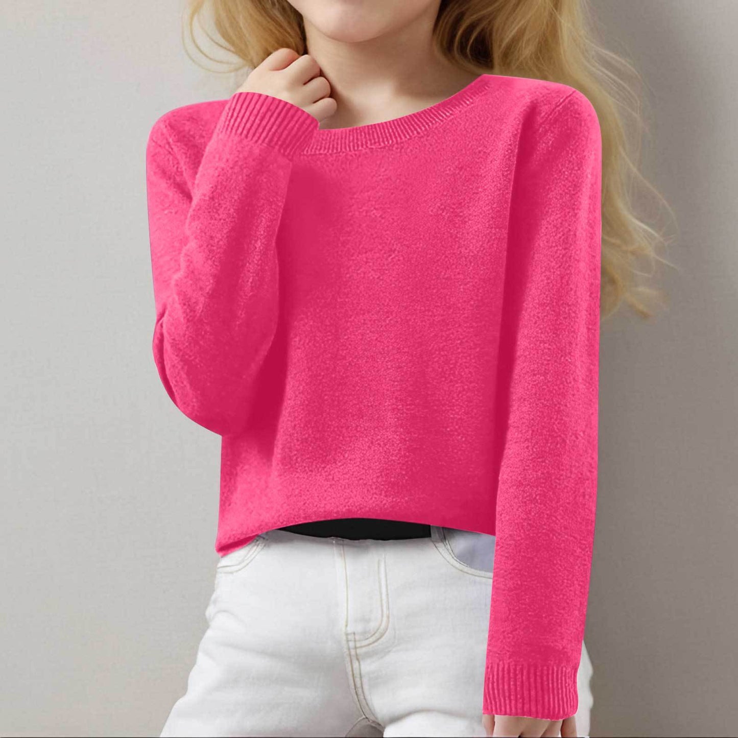 Round Neck Same Style Sweater Autumn And Winter