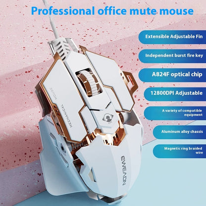 Prewalker G5 E-sports Games Wired Mechanical Mouse