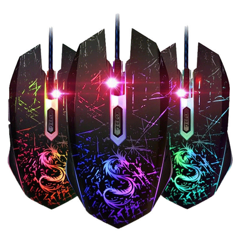Glowing Breathing Light Computer Mouse