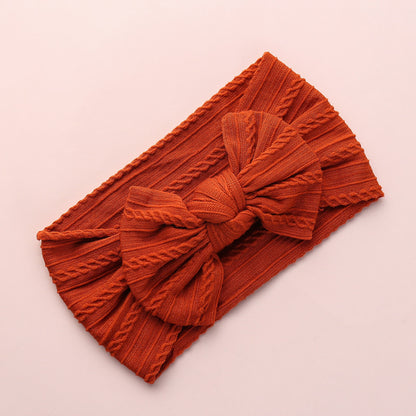 Children's Headwear Baby's Knotted Wide-brimmed Headband