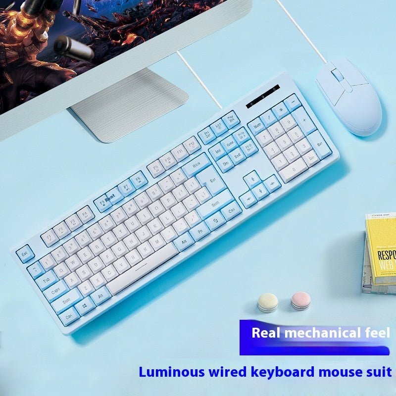 Mechanical Feeling Keyboard Mouse Suit