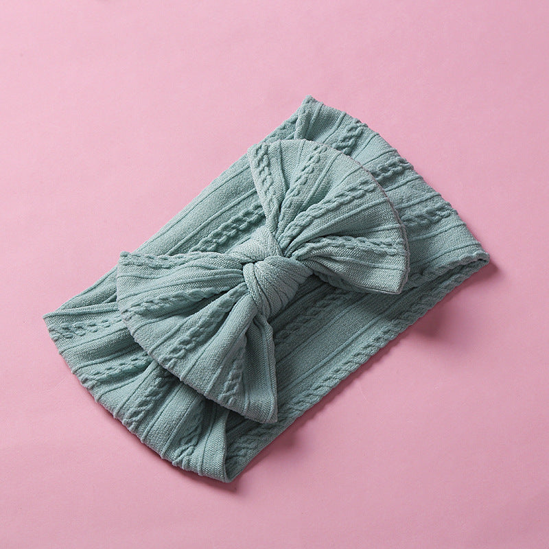 Children's Headwear Baby's Knotted Wide-brimmed Headband