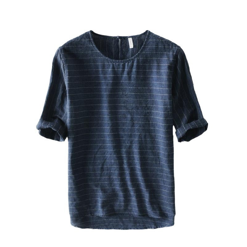 Chinese Style Simple Casual Short-sleeved T-shirt For Men