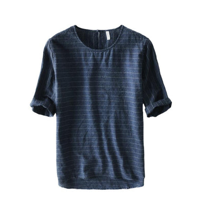 Chinese Style Simple Casual Short-sleeved T-shirt For Men
