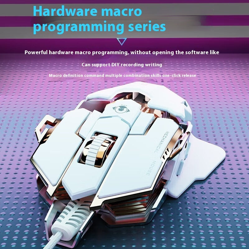 Prewalker G5 E-sports Games Wired Mechanical Mouse