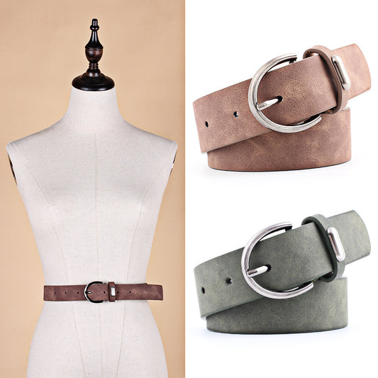 Alloy Accessories Fashion Trend Beautiful Wild Pin Buckle Belt