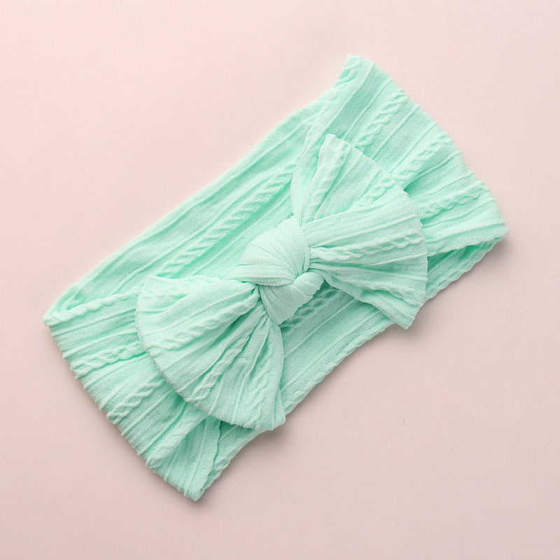 Children's Headwear Baby's Knotted Wide-brimmed Headband