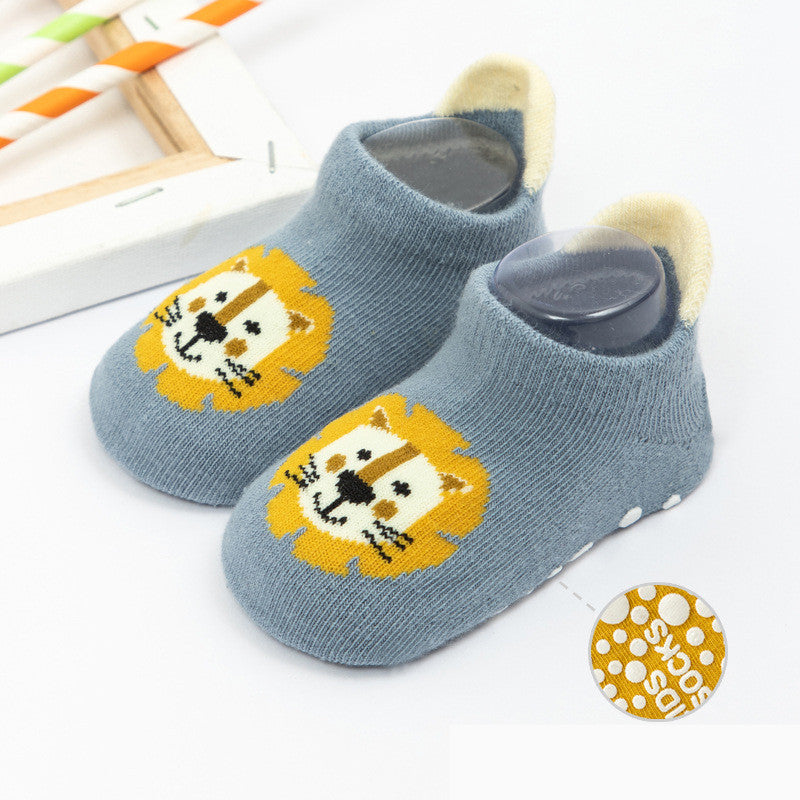 Cartoon Low-cut Baby Child Baby Non-slip Floor Boat Socks