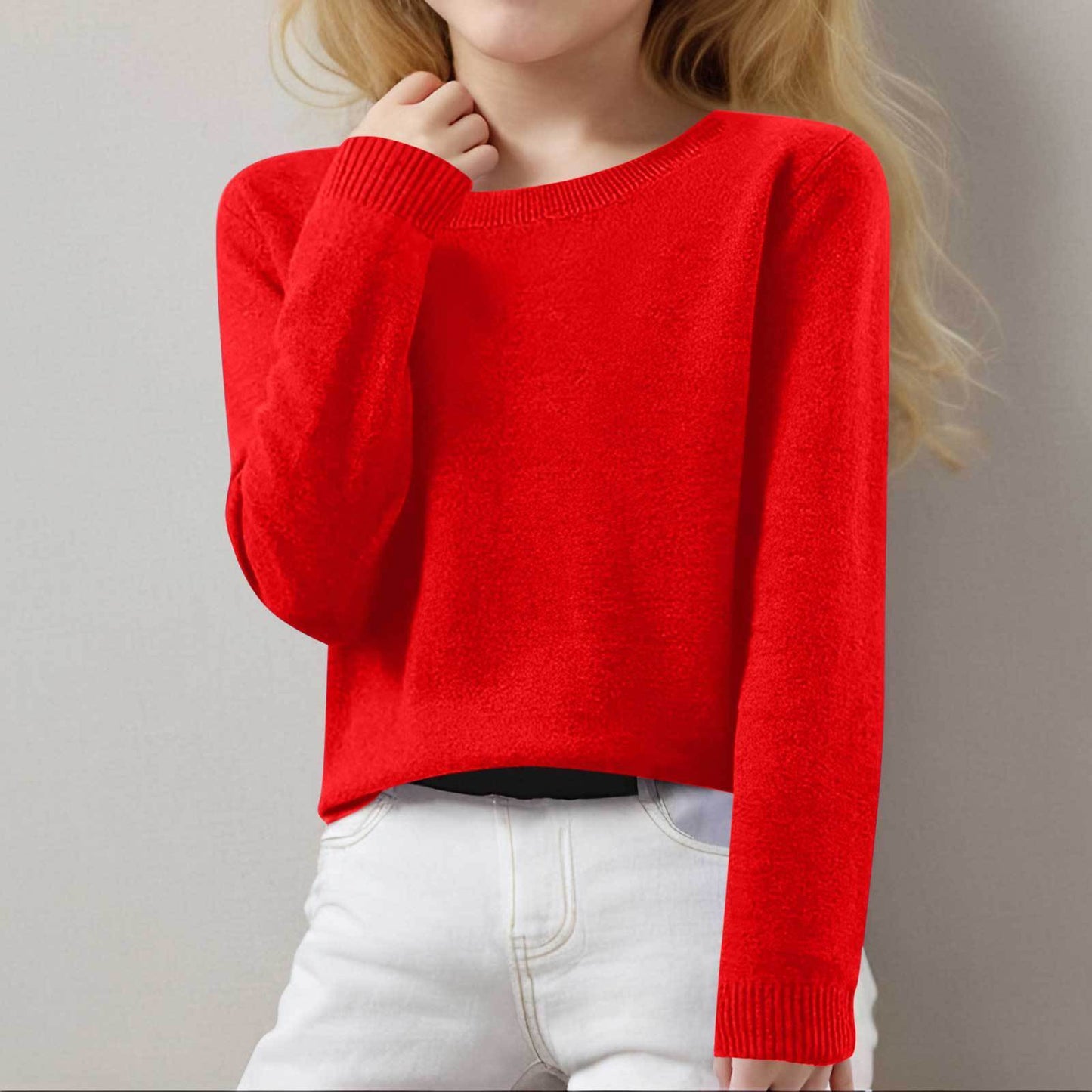 Round Neck Same Style Sweater Autumn And Winter