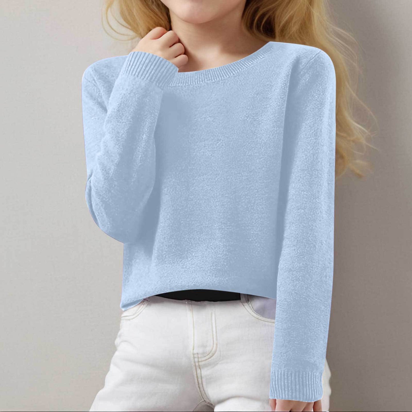 Round Neck Same Style Sweater Autumn And Winter