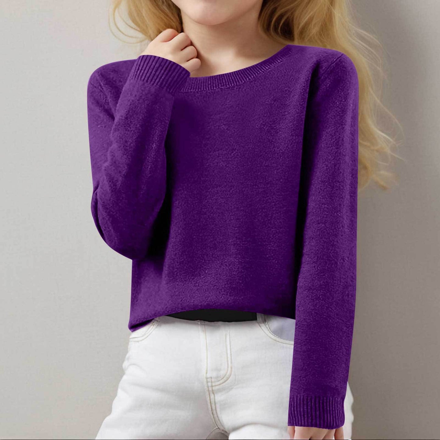 Round Neck Same Style Sweater Autumn And Winter