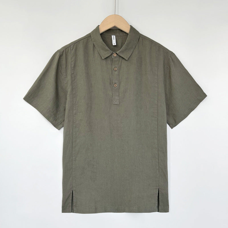 Summer Thin Lapels Top For Men