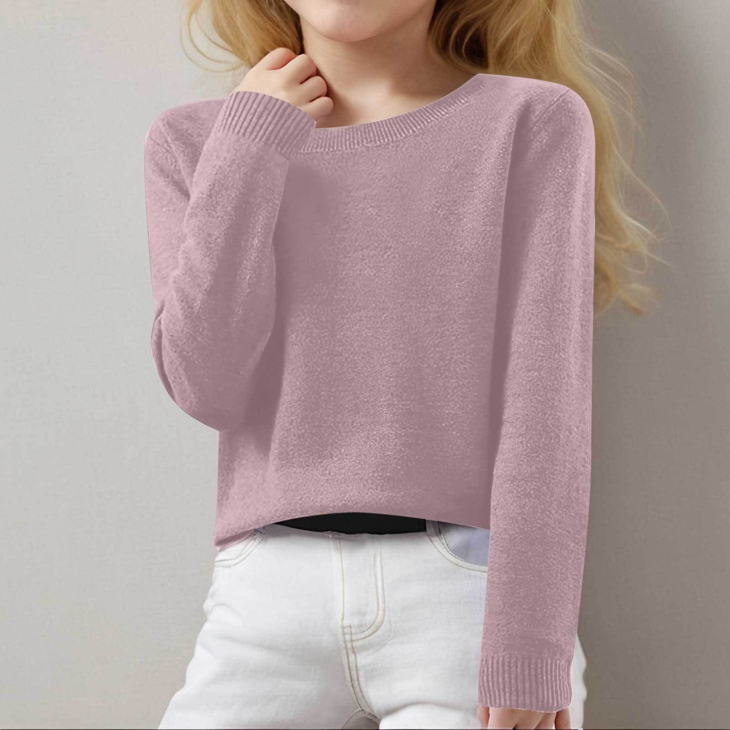 Round Neck Same Style Sweater Autumn And Winter