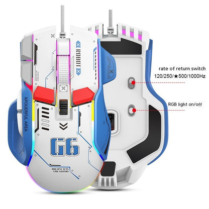 Fashion Colorful Luminous E-sports Mouse