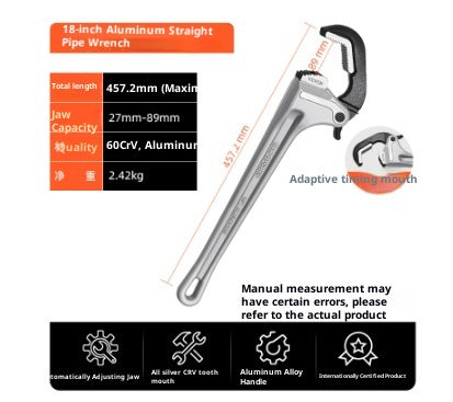 Multifunctional Universal Water Pipe Pliers Wrench