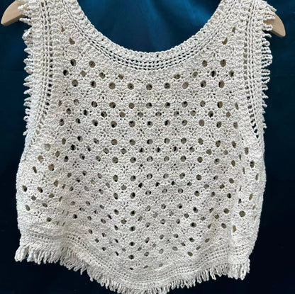 Women's Weaving Hollow Vest Top