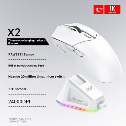 Lightweight PAW3311 Wireless Bluetooth Three-model Game Mouse