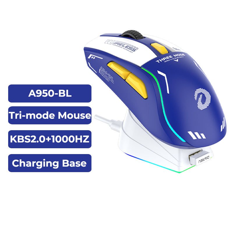 Wireless Bluetooth Wired Three-mode Mechanical Gaming Mouse